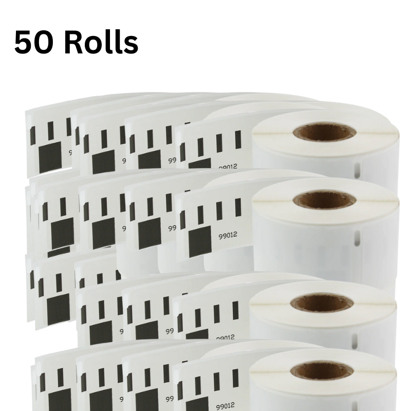 Load image into Gallery viewer, [10/20/50 Rolls][260 Labels] Bulk Dymo LabelWriter White Label 99012 / S0722400 36mm x 89mm Large Address Label
