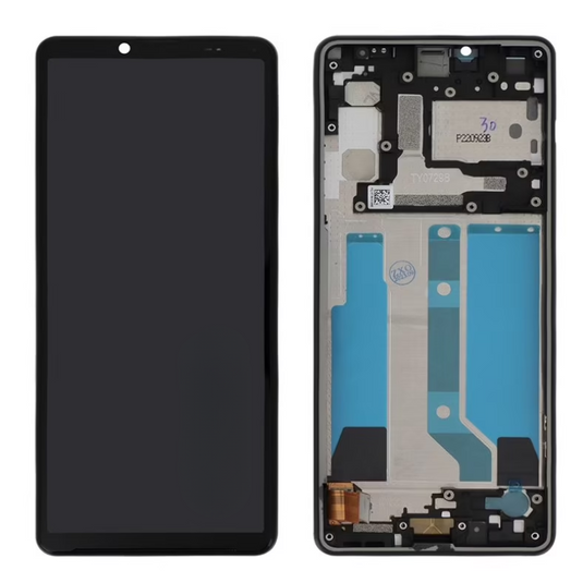 [With Frame] Sony Xperia 10 IV (XQ-CC72) - OLED Touch Digitiser LCD Display Screen Assembly