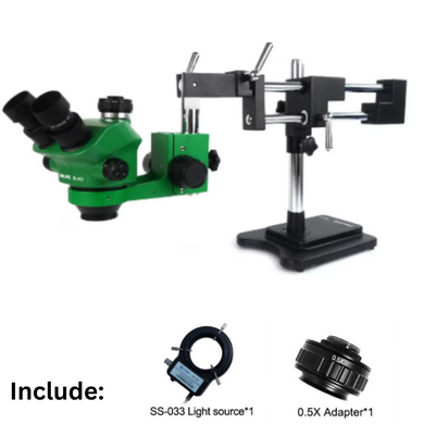 [RL-M3-STL2][360 Degree Rotation] RELIFE 0.7x - 4.5x Trinocular HD Stereo Microscope Mobile Phone PCB Motherboard Repair Tool - Polar Tech Australia