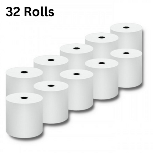 [10/20/32 Rolls][80x80mm/46M] Bulk Universal Thermal Receipt Cash Register POS System Paper Roll