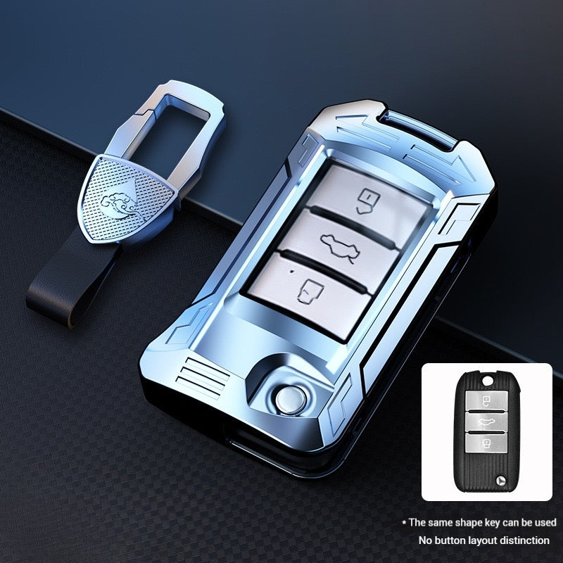 Cargue la imagen en el visor de la galería, Roewe Mecha Series Zinc Alloy Car Key Fob Case Cover For  RX3, RX5, RX5 Plus, RX5 Max, ERX5, D7, iMAX8, i6, Ei6
