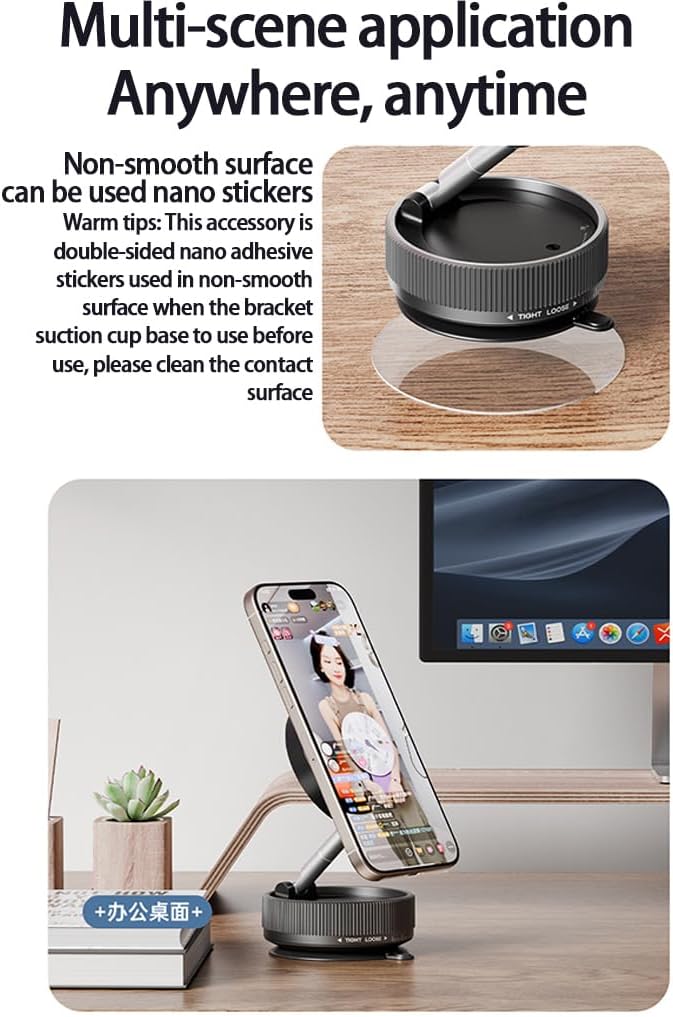 Load image into Gallery viewer, [K10A] Universal Super Strong Secure Vacuum Suction Magnet Phone Holder - Polar Tech Australia
