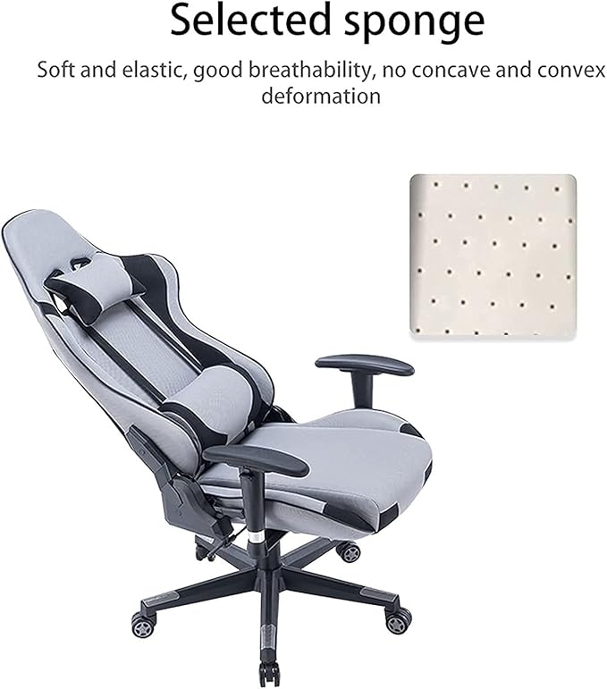 Cargue la imagen en el visor de la galería, Breathable Ergonomic Designed Gaming Chair Height Adjustment Swivel Computer Chair
