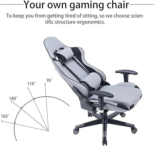 Breathable Ergonomic Designed Gaming Chair Height Adjustment Swivel Computer Chair - Polar Tech Australia