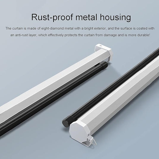 Foldable Auto-Lock Projector Wall Screen 16:9 Support 4K FHD 3D For Indoor Office Presentation Home Theater