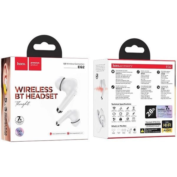 Chargez l&#39;image dans la visionneuse de la galerie, [EQ2] HOCO TWS Wireless Bluetooth 5.3 Touch Control Sport Stereo Earphone - Polar Tech Australia

