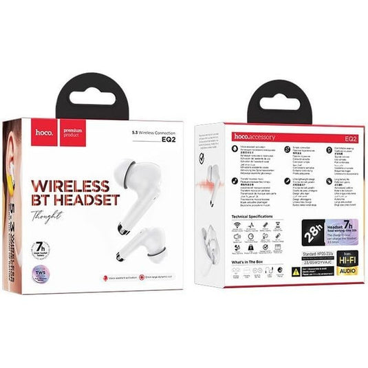 [EQ2] HOCO TWS Wireless Bluetooth 5.3 Touch Control Sport Stereo Earphone - Polar Tech Australia