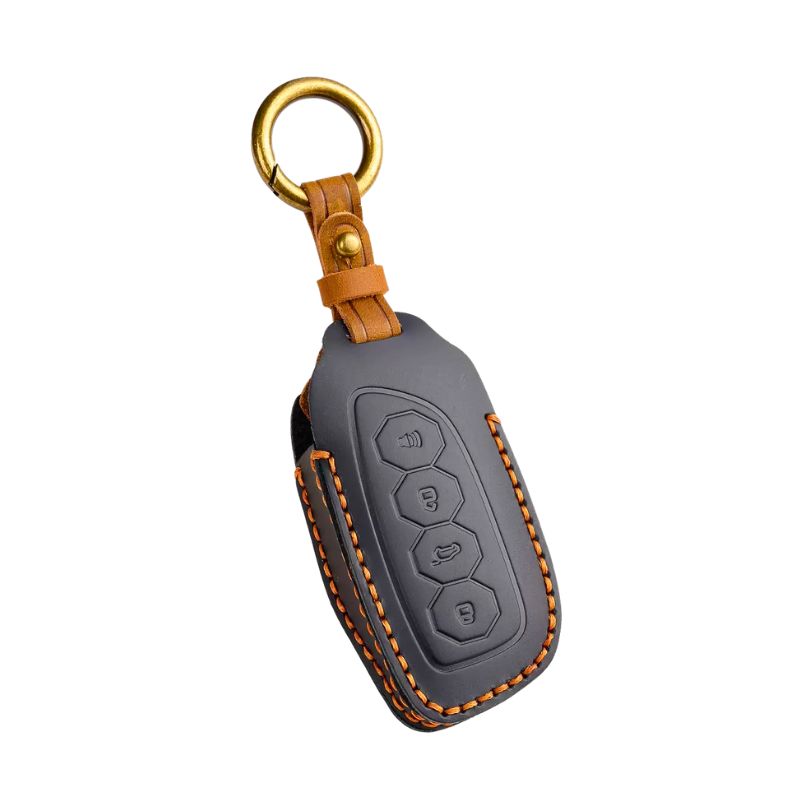 Cargue la imagen en el visor de la galería, Great Wall Handcrafted Genuine Leather Car Key Fob Case Cover For Haval F5, M6, H6, Shenshou, Cool Dog, Soar Max
