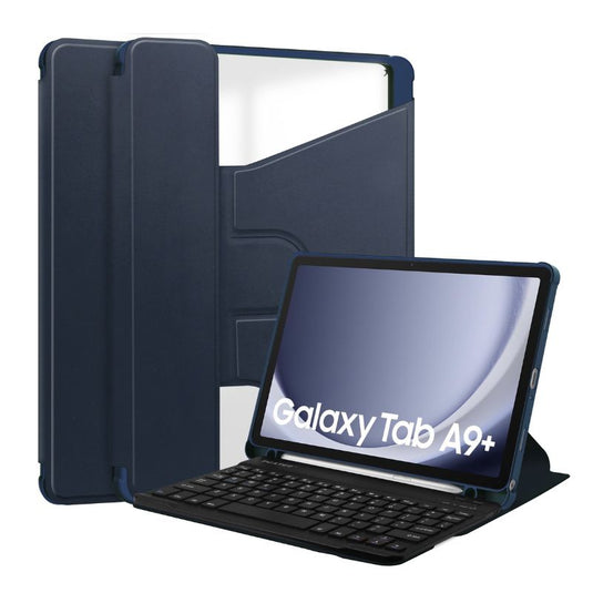 [Detachable Keyboard][With Backlit] Samsung Galaxy Tab S10 FE Plus (2025) 13.1" - 360 Degree Rotating Magnetic Flip Cover Case With Pen Slot - Polar Tech Australia