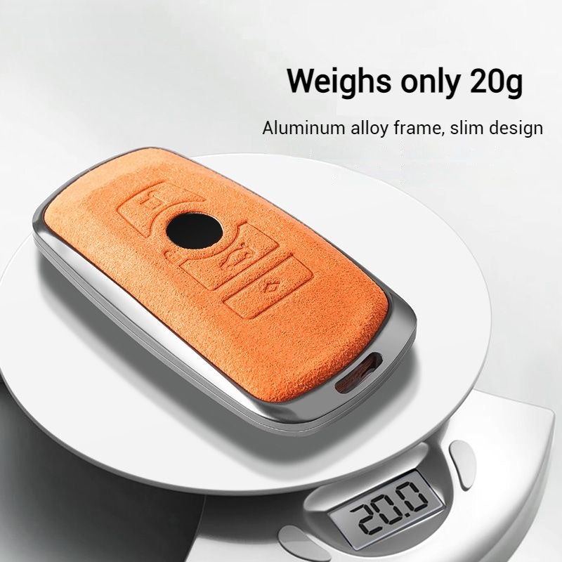 Cargue la imagen en el visor de la galería, Great Wall High-Quality Suede Car Key Fob Case Cover For Haval Raptor, Dargo 2nd Gen, Xiaolong Max, Shenshou, H6
