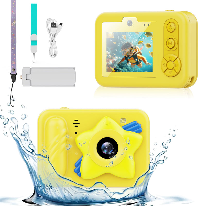 Load image into Gallery viewer, [Depth 1.5M Max] High-Definition IP68 Waterproof Kids Camera With Triangular Stand &amp; Safety Strap - Polar Tech Australia
