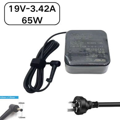 [19V-3.42A/65W][4.0x1.35][Square Rectangle] ASUS VivoBook S14 & ZenBook Laptop AC Power Supply Adapter Charger - Polar Tech Australia