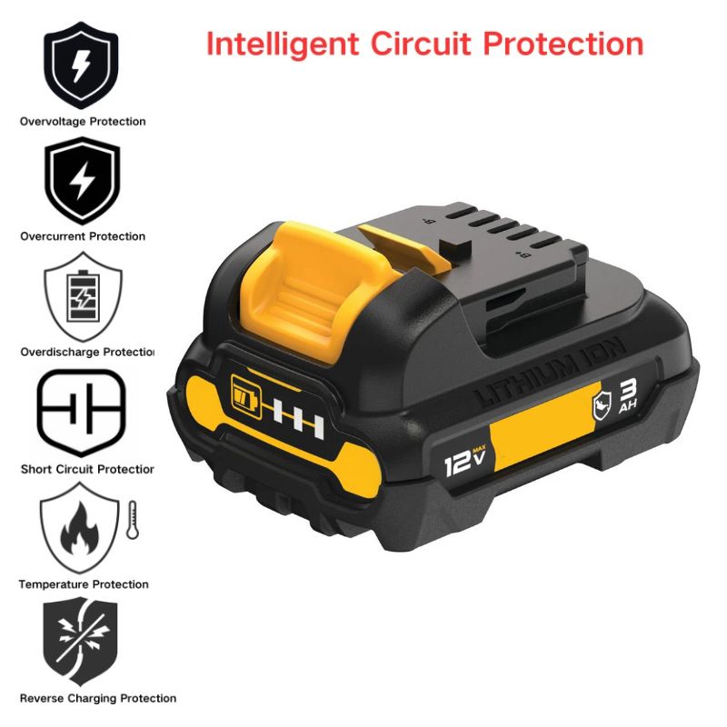 Cargue la imagen en el visor de la galería, [DCB120] DeWalt DCZ211S2R  DCD710 12V - Replacement Electrical Tool Li-ion Battery - Polar Tech Australia
