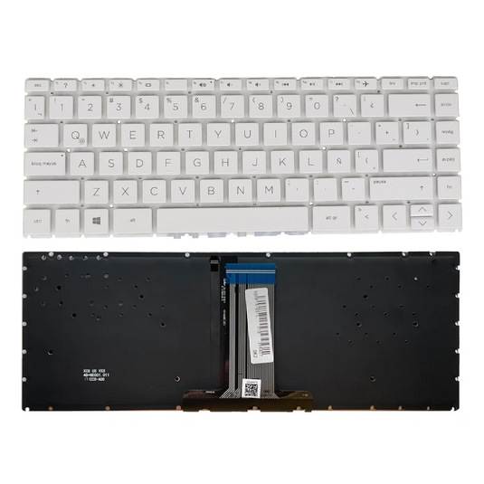HP 14S-CR 14S-DP 14S-CF 14-CF 14-DK 14-DP 14G-BR 14G-BU TPN-I135 TPN-I130 Series - Laptop Keyboard With Back Light US Layout - Polar Tech Australia