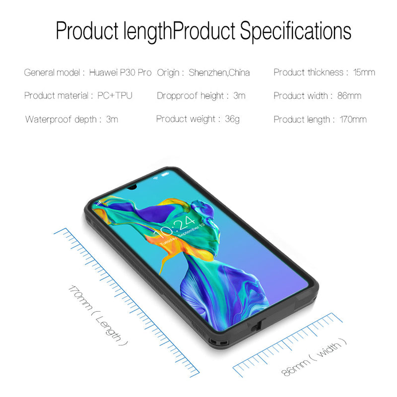 Cargue la imagen en el visor de la galería, [A-Series] Huawei P30 Pro - Redpepper Full Covered Waterproof Heavy Duty Tough Armor Case - Polar Tech Australia
