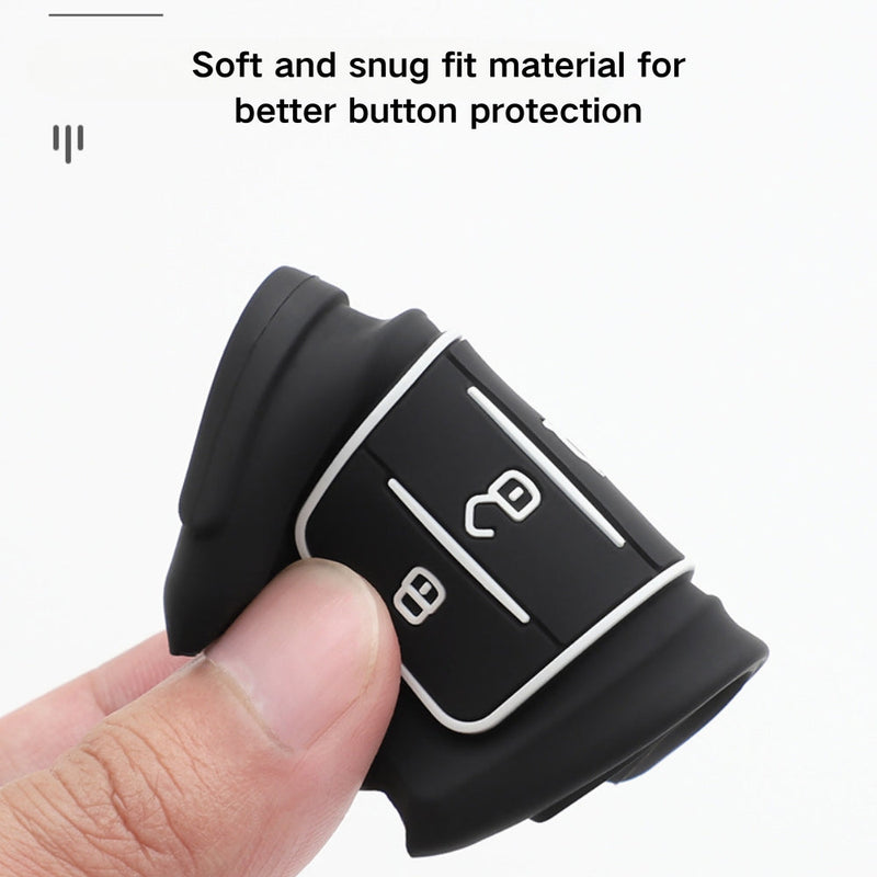 Cargue la imagen en el visor de la galería, Mitsubishi Zinc Alloy + Silicone Car Key Fob Case Cover For Outlander, Eclipse Cross, ASX, Pajero, Lancer
