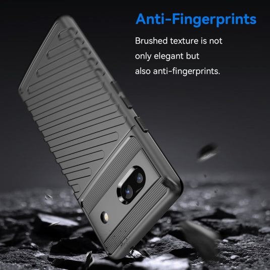 Google Pixel 7A - Thunder Series Twill Texture Thickened Anti-fall Protection TPU Case - Polar Tech Australia