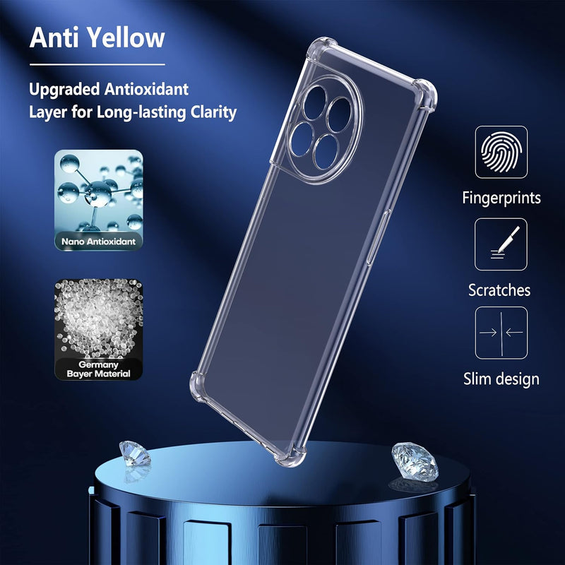 Load image into Gallery viewer, OnePlus 1+11/11R - AirPillow Cushion Transparent Soft Clear TPU Four Corners Protective Case - Polar Tech Australia

