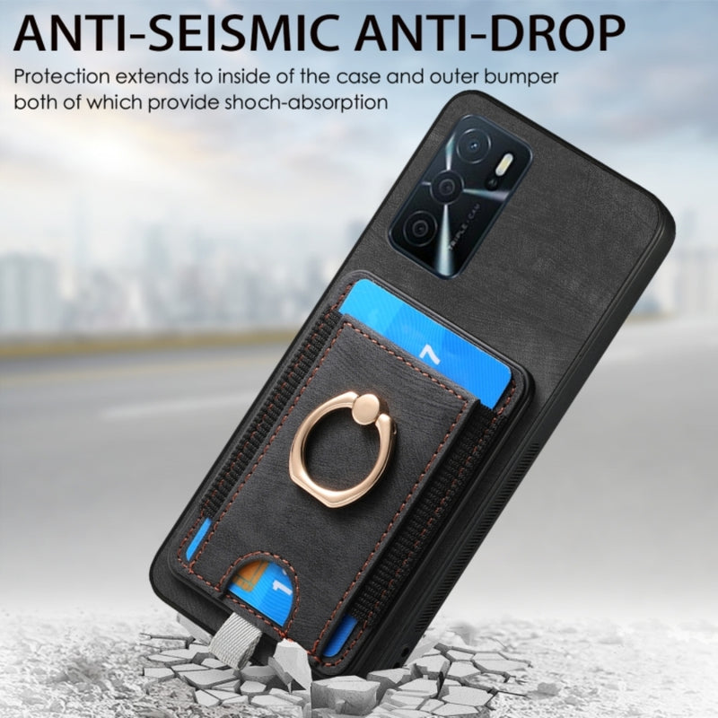 Load image into Gallery viewer, OPPO A38 4G/A18 4G - Retro Splitable Magnetic Card Bag Leather Phone Case - Polar Tech Australia
