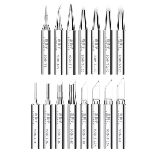 [15-Piece Set] 936-Compatible Lead-Free Soldering Iron Tips - Polar Tech Australia