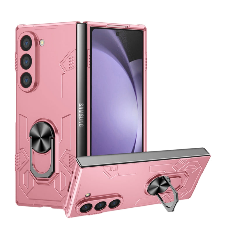 Chargez l&#39;image dans la visionneuse de la galerie, Samsung Galaxy Z Fold 6 (SM-F956) - Shockproof Magnetic Ring Kickstand Case
