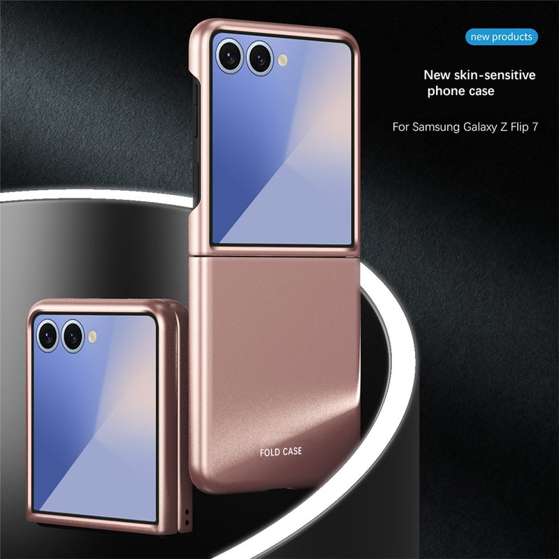 Chargez l&#39;image dans la visionneuse de la galerie, Samsung Galaxy Z Flip7 5G - Skin Feel Electroplating PC Shockproof Phone Case
