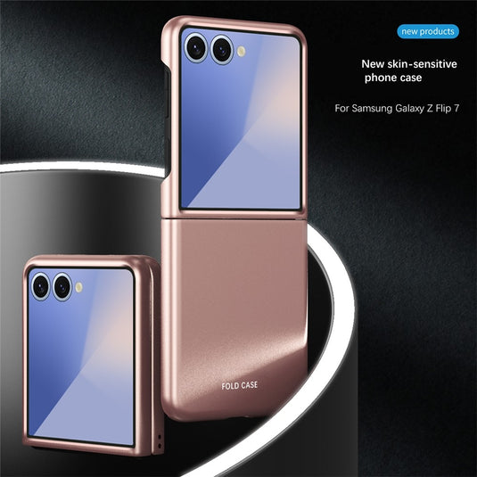 Samsung Galaxy Z Flip7 5G - Skin Feel Electroplating PC Shockproof Phone Case
