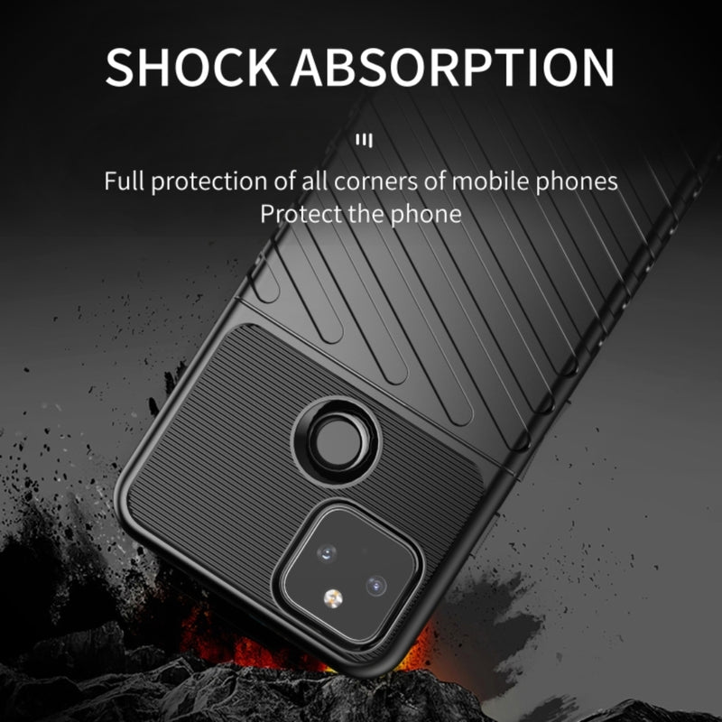 Load image into Gallery viewer, Google Pixel 5 - Thunder Series Twill Texture Thickened Anti-fall Protection TPU Case
