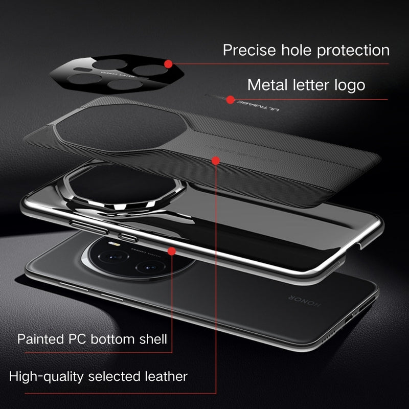 Load image into Gallery viewer, Honor Magic7 (PTP-AN00) - Extraordinary Master Plain Leather Phone Case
