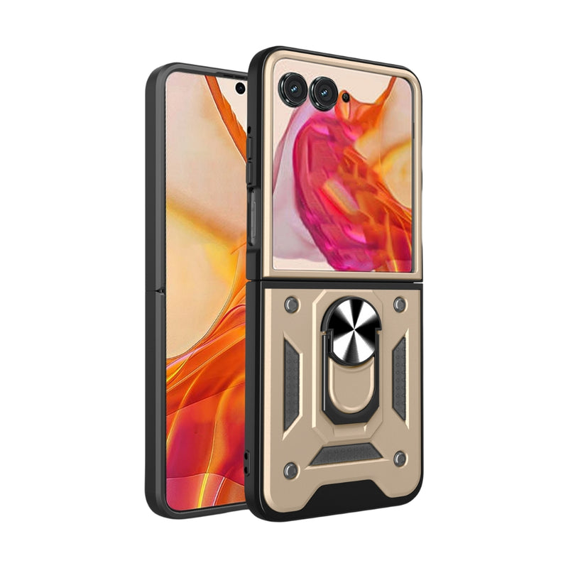 Load image into Gallery viewer, Motorola Moto Razr 2024 - Armor Ring Holder TPU Hybrid PC Phone Case - Polar Tech Australia
