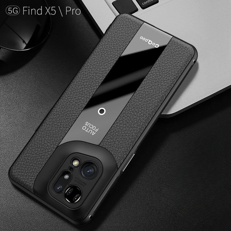 Chargez l&#39;image dans la visionneuse de la galerie, OPPO Find X5/Pro - Luxurious Litchi-Texture Silicone Protective Case - Polar Tech Australia
