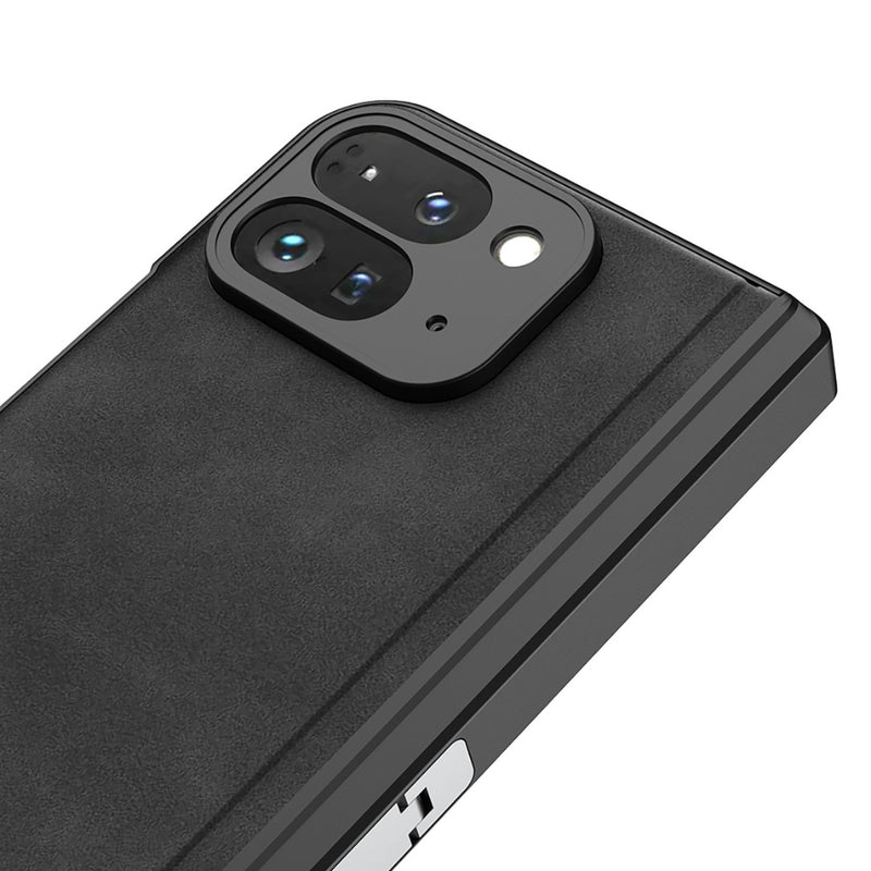 Chargez l&#39;image dans la visionneuse de la galerie, Google Pixel 9 Pro Fold - Integrated Frosted Fold Hinge Leather Phone Case - Polar Tech Australia

