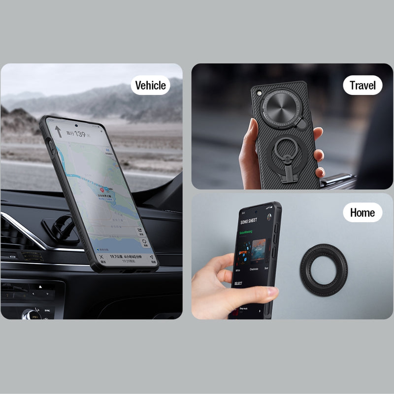 Cargue la imagen en el visor de la galería, [Magsafe Compatible] OPPO Find X8 Pro - Nillkin Super Matte Shield Flip Style Lens Camera Stand Protective Case - Polar Tech Australia

