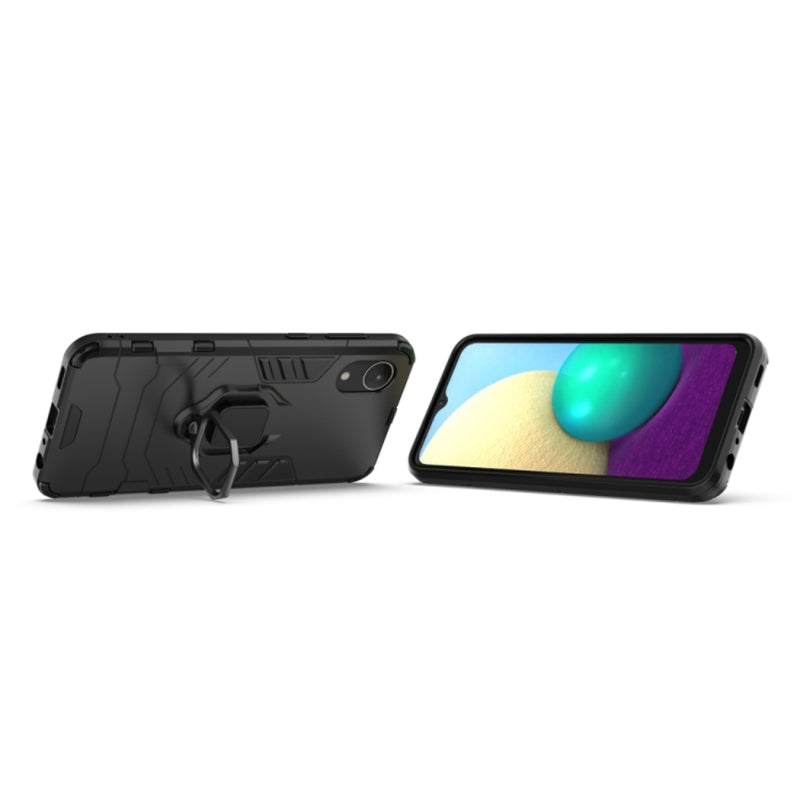 Load image into Gallery viewer, Samsung Galaxy A03 Core (SM-A032) - Heavy Duty Armor Case With Ring Holder Stand
