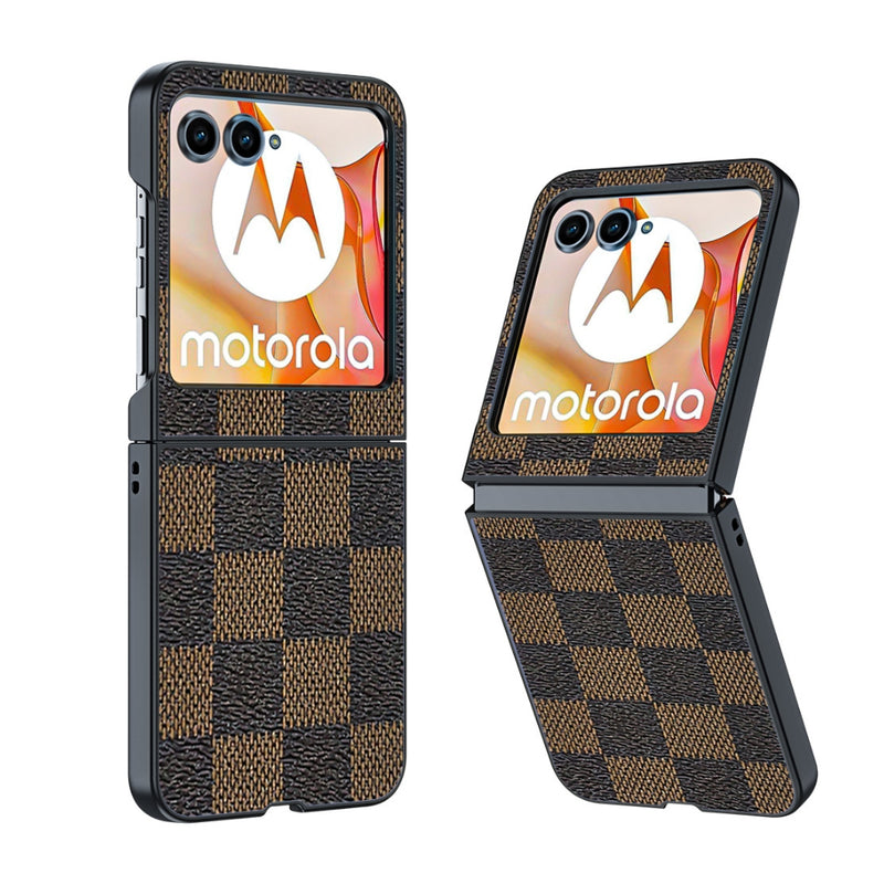 Load image into Gallery viewer, Motorola Moto Razr Plus 2024 - Elegant Leather Shock Resistant Full-Body Phone Cover - Polar Tech Australia
