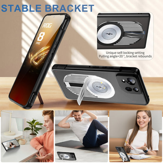 Asus ROG Phone 7 / 7 Pro - Frosted Heat Dissipation Aromatherapy Magnetic Shockproof Case