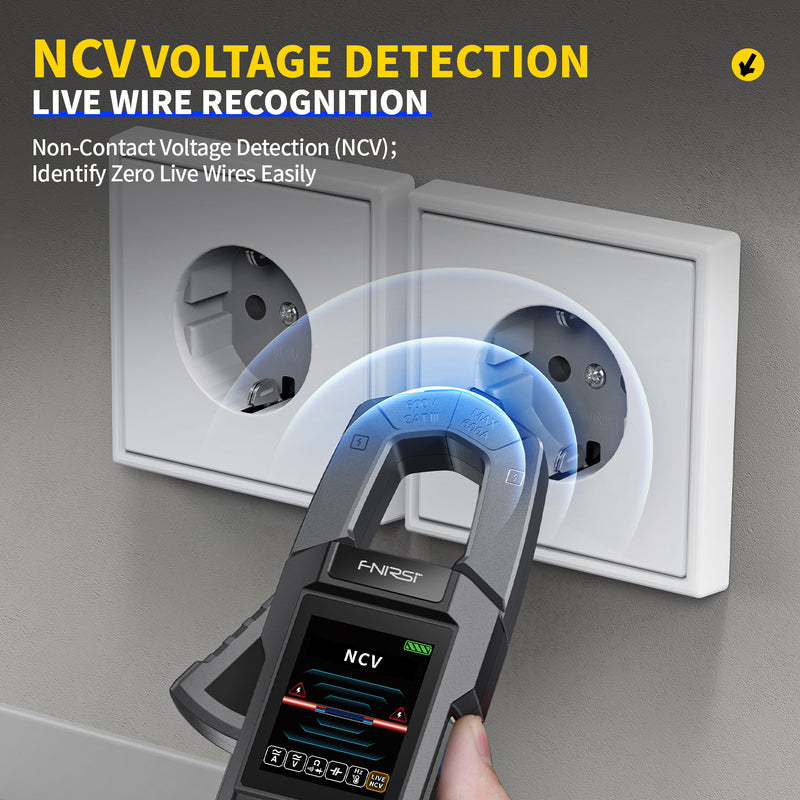 Chargez l&#39;image dans la visionneuse de la galerie, [DMC-100] FNIRSI DC AC Current Voltage Clamp Meter Digital Multimeter
