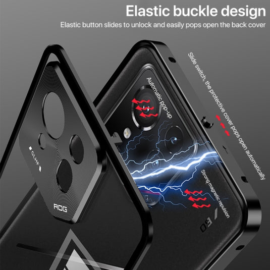 Asus ROG Phone 9 / 9 Pro - Metal Frame Frosted Magnetic Phone Case - Polar Tech Australia