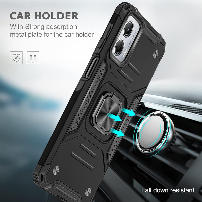 Load image into Gallery viewer, [Magnetic Rotable Kickstand] Motorola Moto G53 - Shield Shockproof Rugged Heavy Duty Case - Polar Tech Australia
