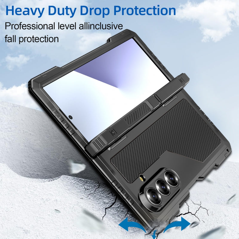 Chargez l&#39;image dans la visionneuse de la galerie, Samsung Galaxy Z Fold7 5G - Drop Proof Dustproof Metal Phone Case
