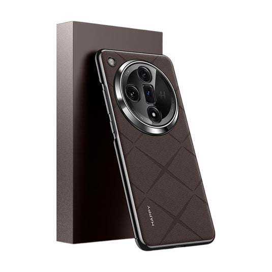 OPPO Find X7/Ultra - Plain Leather PC Phone Case - Polar Tech Australia