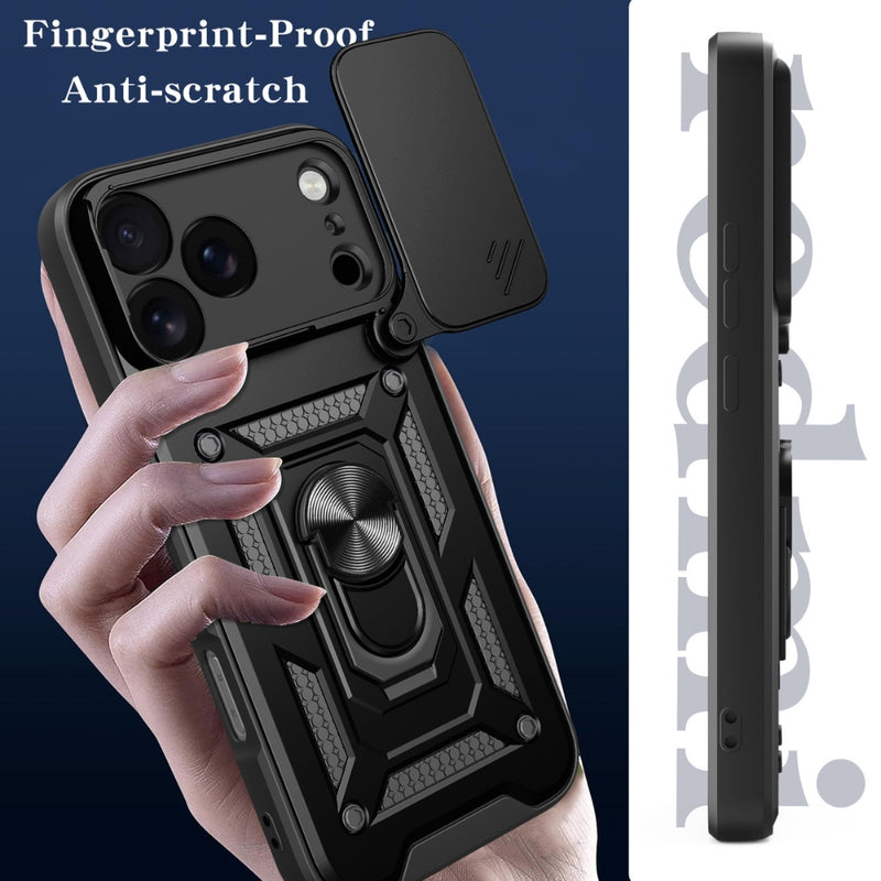Chargez l&#39;image dans la visionneuse de la galerie, Apple iPhone 17 Air - Shockproof Armour Heavy Duty Phone Case with Ring Holder &amp; Camera Protection
