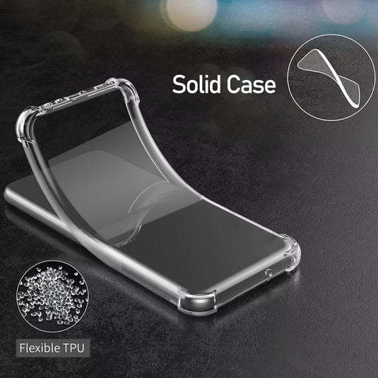 Motorola Moto G Power 2022 - AirPillow Cushion Transparent Soft Clear TPU Four Corners Protective Case - Polar Tech Australia