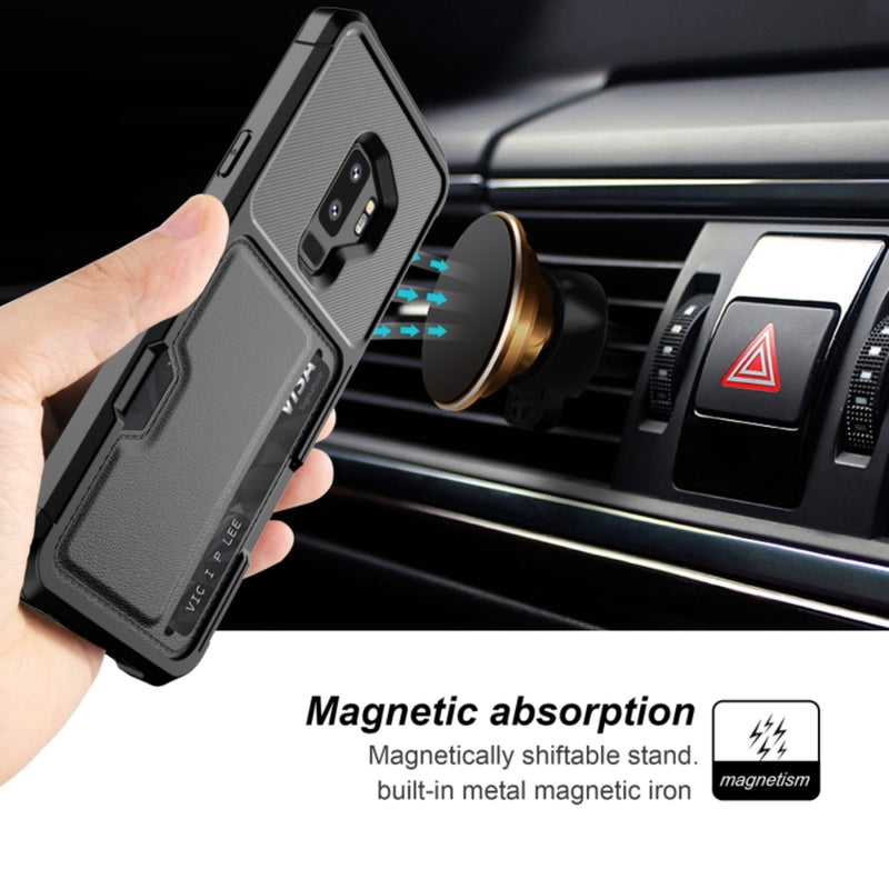 Chargez l&#39;image dans la visionneuse de la galerie, Samsung Galaxy S9 Plus (SM-G965) - Detachable 2 in 1 Magnet Wallet Case
