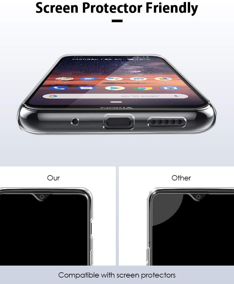 Chargez l&#39;image dans la visionneuse de la galerie, Nokia 3.2 - AirPillow Cushion Transparent Soft Clear TPU Four Corners Protective Case - Polar Tech Australia
