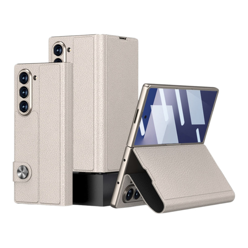 Cargue la imagen en el visor de la galería, Samsung Galaxy Z Fold7 5G - GKK Integrated Flip Leather Phone Case
