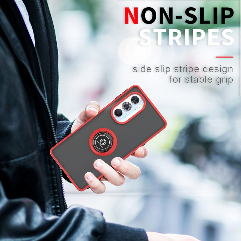 Load image into Gallery viewer, Motorola Moto G35 - Armor Matte Magnetic Ring Stand Case - Polar Tech Australia
