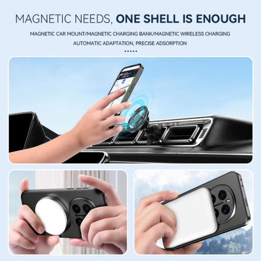 Honor Magic6 Pro (BVL-AN16, BVL-N49) - Spaceship MagSafe Folding Holder Phone Case
