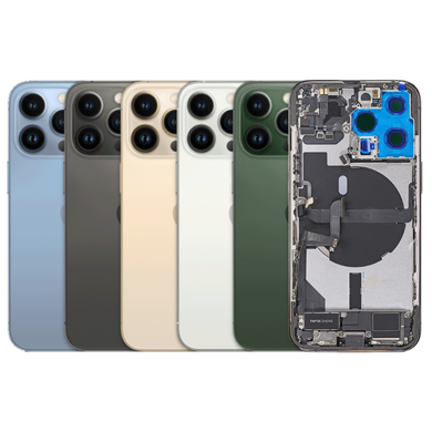 [With Built-in Parts] Apple iPhone 13 Pro - Back Rear Glass Housing Frame Assmmbly - Polar Tech Australia