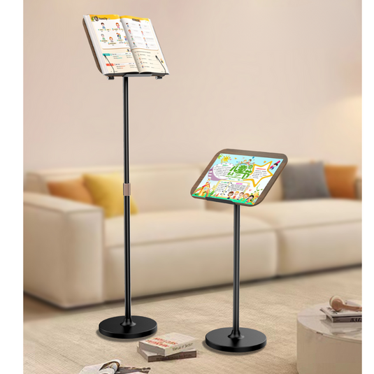 [S02-B] BONERUY Floor-Standing Adjustable Laptop Stand Music Score Holder - Polar Tech Australia